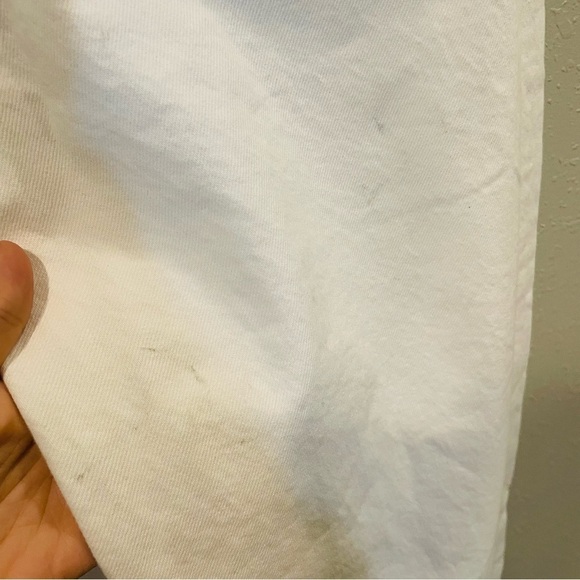 MOTHER Snacks The Fun Dip Utility Puddle jeans in Sticky Rice - Picture 13 of 16